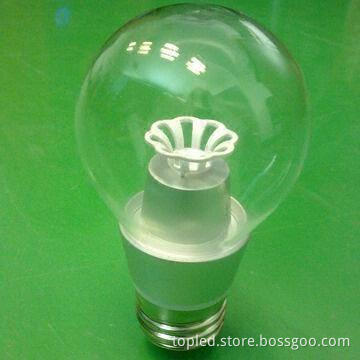 5W Clear LED Bulb with 110/220V AC Input Voltage